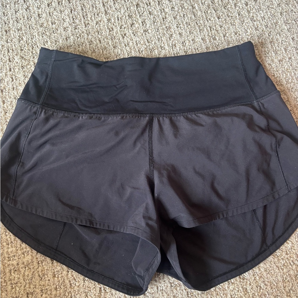 Lululemon Athletica Black Athletic Shorts